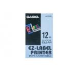 CASIO EZ LABEL XR-12X1 BLACK/CLEAR